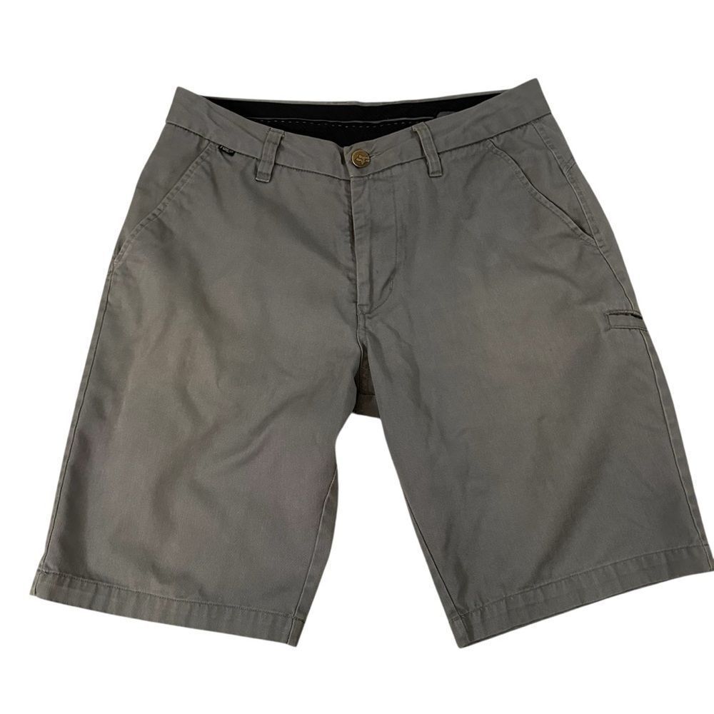 Fox Men's Gray Flat Front Shorts - size 31